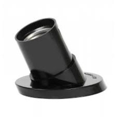 Патрон Е27 косий (чорний)